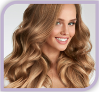 Hair coloring from Eliza beauty salon